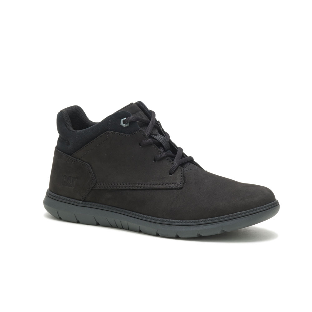 Caterpillar Roamer Mid 2.0 Philippines - Mens Trainers - Black 72064RHXM